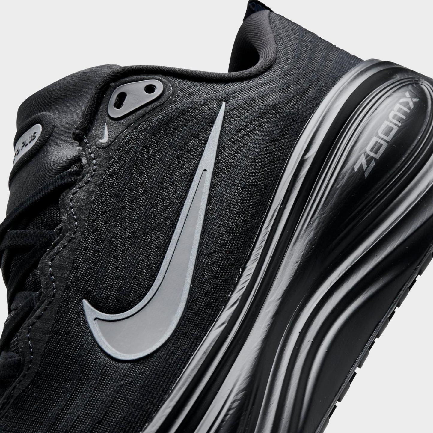 Men's Nike Vomero Plus Running Shoes - Black/Dark Smoke Grey/Metallic Dark Grey