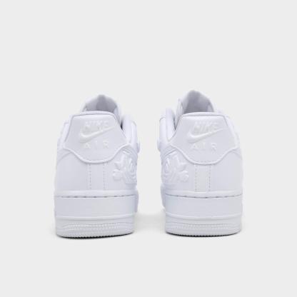Women's Nithtke Air Force 1 '07 SE Casual Shoes - White/Black - Back view