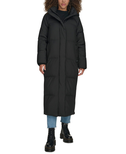 Levi's Women's Extra Long Quilted Parka - Black