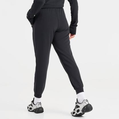 Women's Nike Pro Dri-FIT French Terry Jogger Pants - Black/White