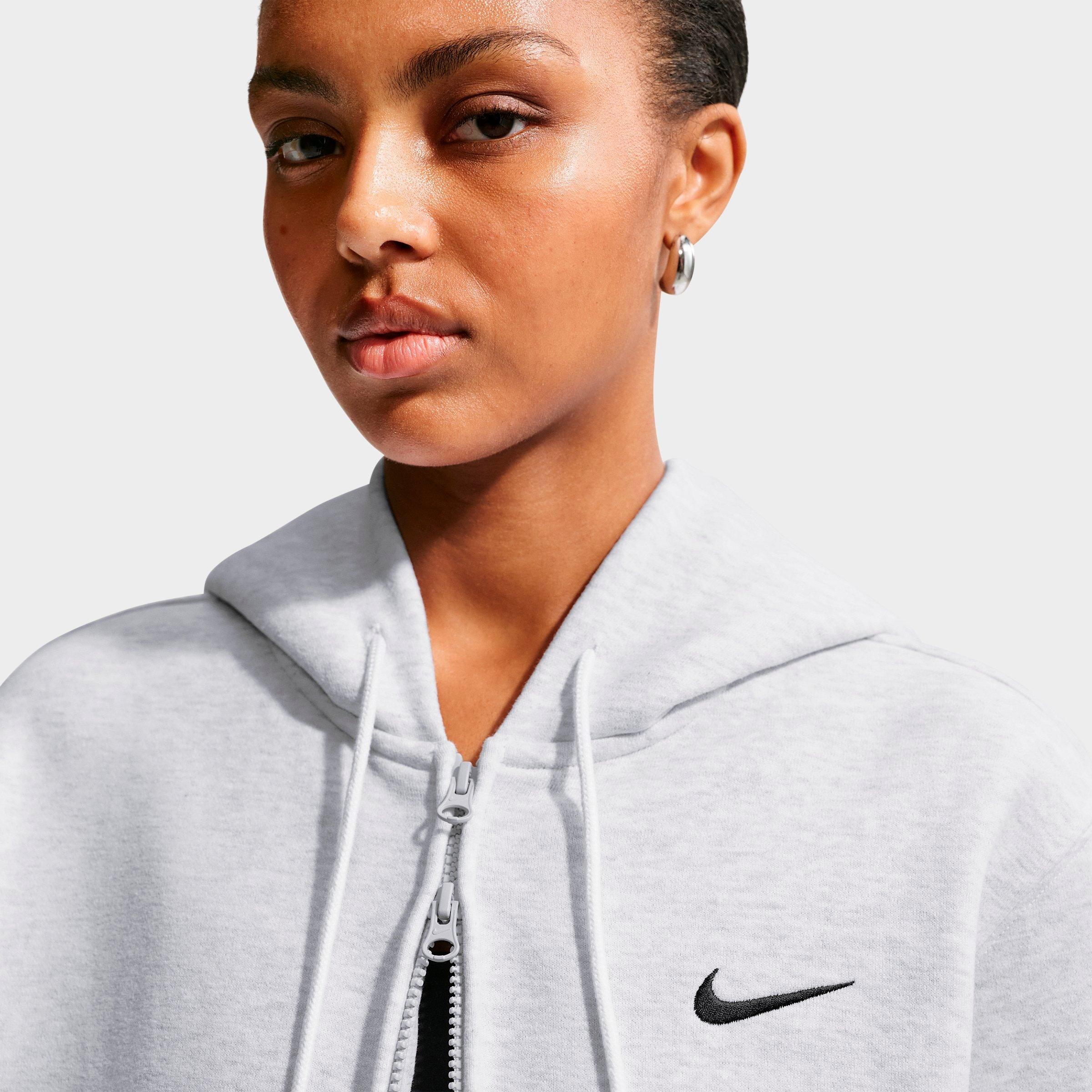 Women's Nithtke Studio Fleece Medium-Weight Full-Zip Hoodie - Birch Heather/Black
