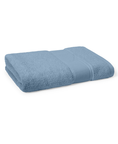 Lauren Ralph Lauren Sanders Solid Antimicrobial Cotton Bath Towel, 30" x 56" - Blue Slate