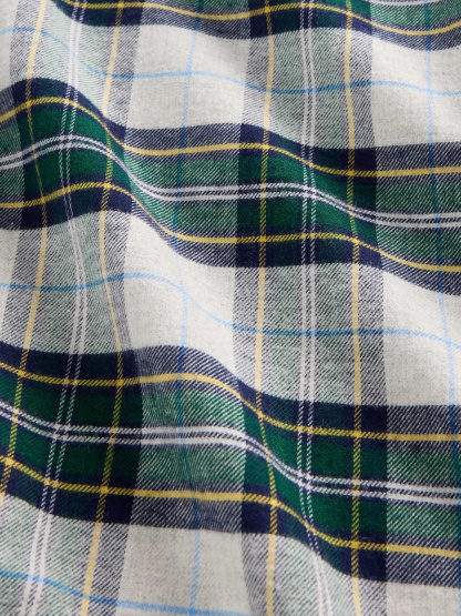 Adult Softest Flannel PJ Pants - Green plaid
