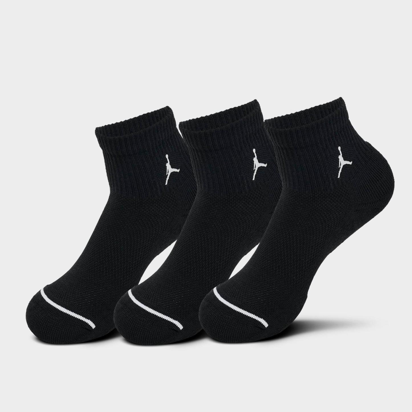Jordan Everyday Ankle Socks (3-Pack) - Black - view 1