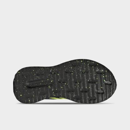 Little Kids' adidas X_PLR Path Hook-And-Loop Stretch Lace Casual Shoes - Core Black/Solar Slime/Solar Slime - Bottom view