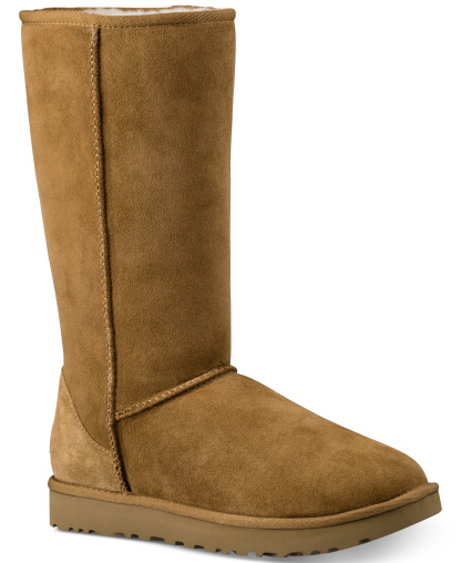 UGG® Women's Classic Round Toe II Tall Boots - Chestnut