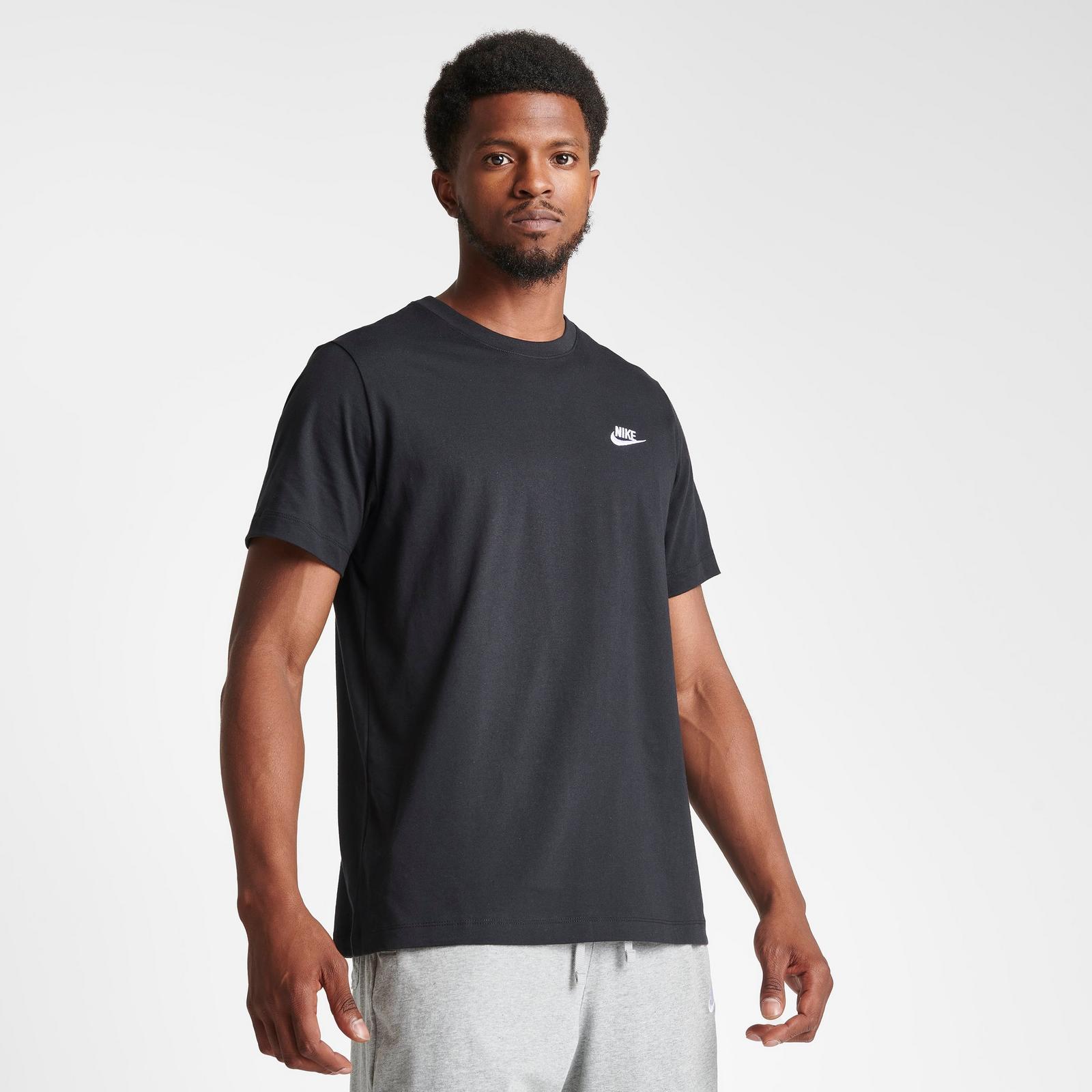 Nike Sportswear Club T-Shirt - Black/White