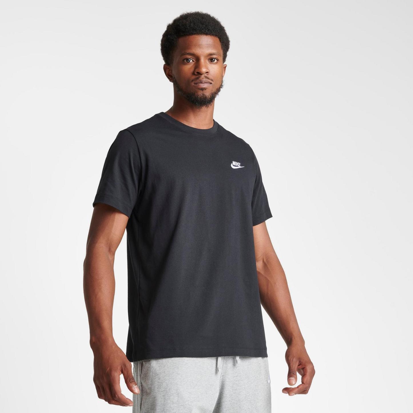 Nike Sportswear Club T-Shirt - Black/White