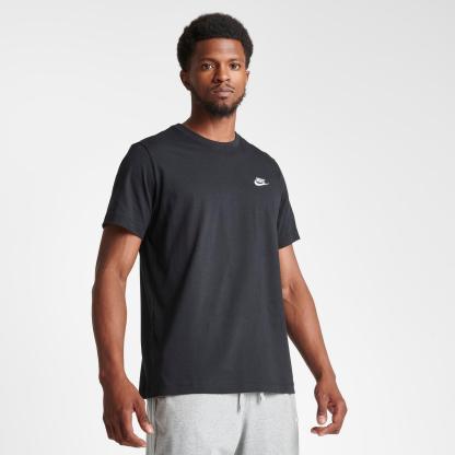 Nike Sportswear Club T-Shirt - Black/White