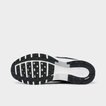 Men's Nike P-6000 Casual Shoes - Black/White/Metallic Silver/Black