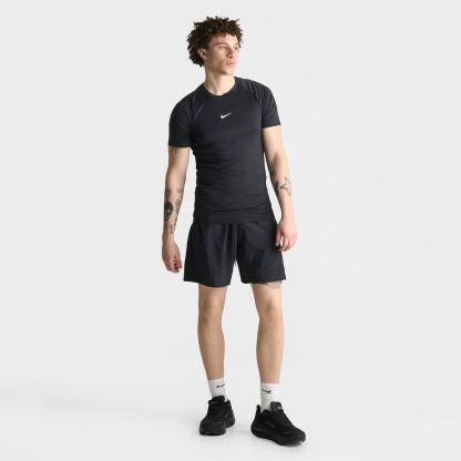 Men's Nike Pro Dri-FIT Tight Short-Sleeve Fitness Top - Black/White