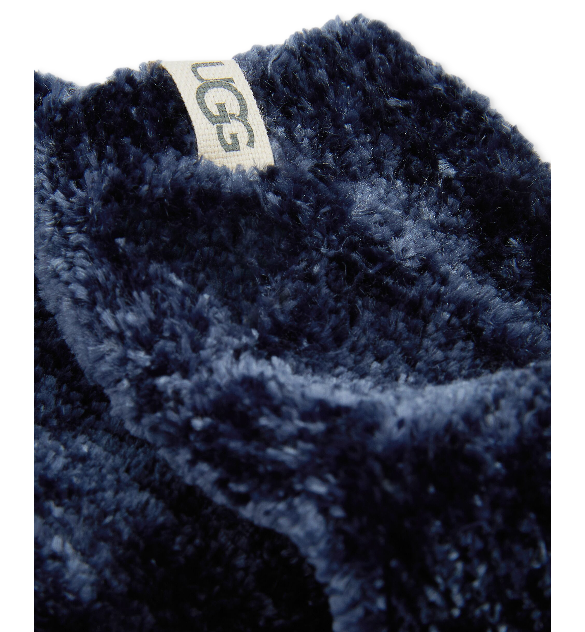 UGG Women's Leda Cozy Knit Crew Socks - Navy