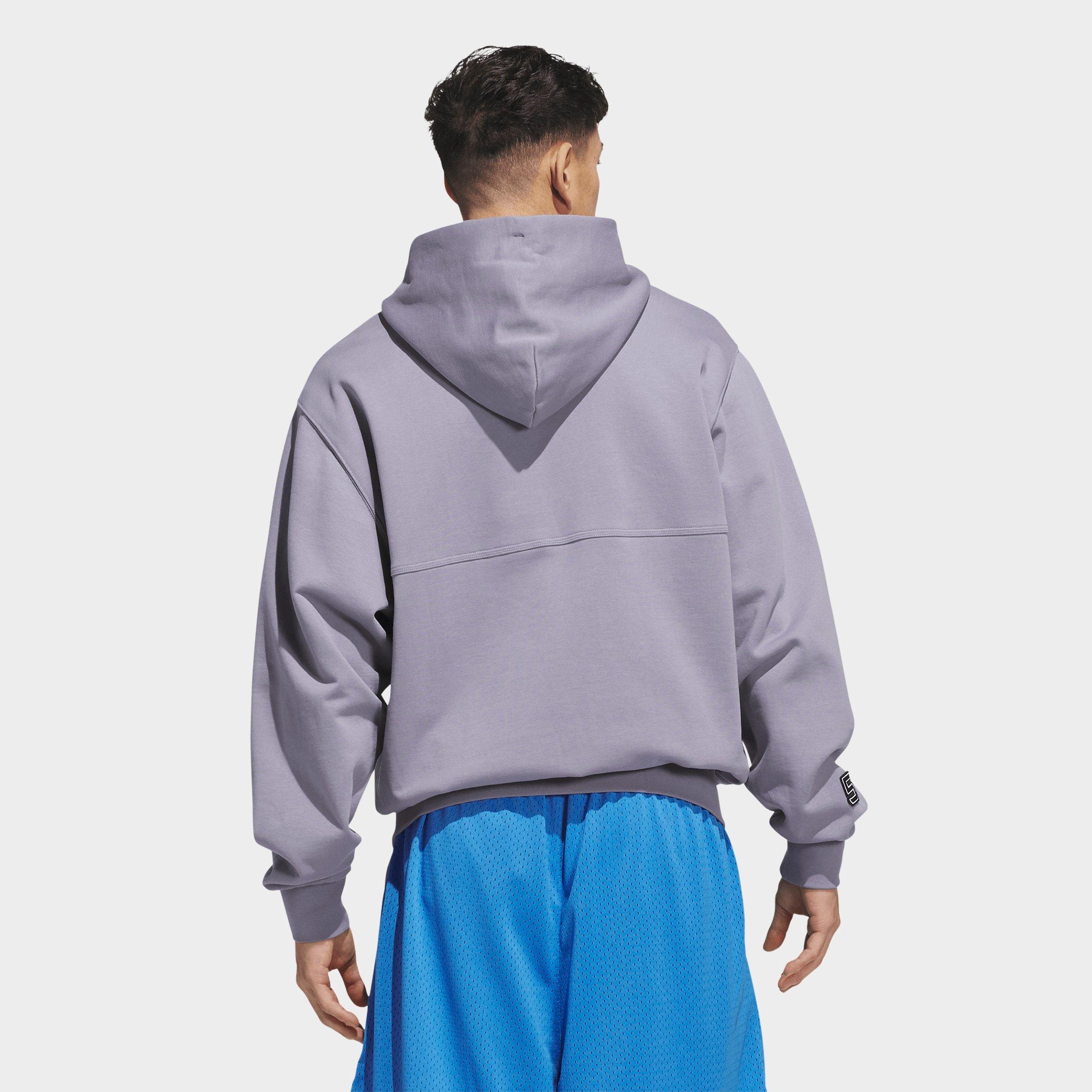 Men's adidas Anthony Edwards Foundation Full-Zip Hoodie - Slate