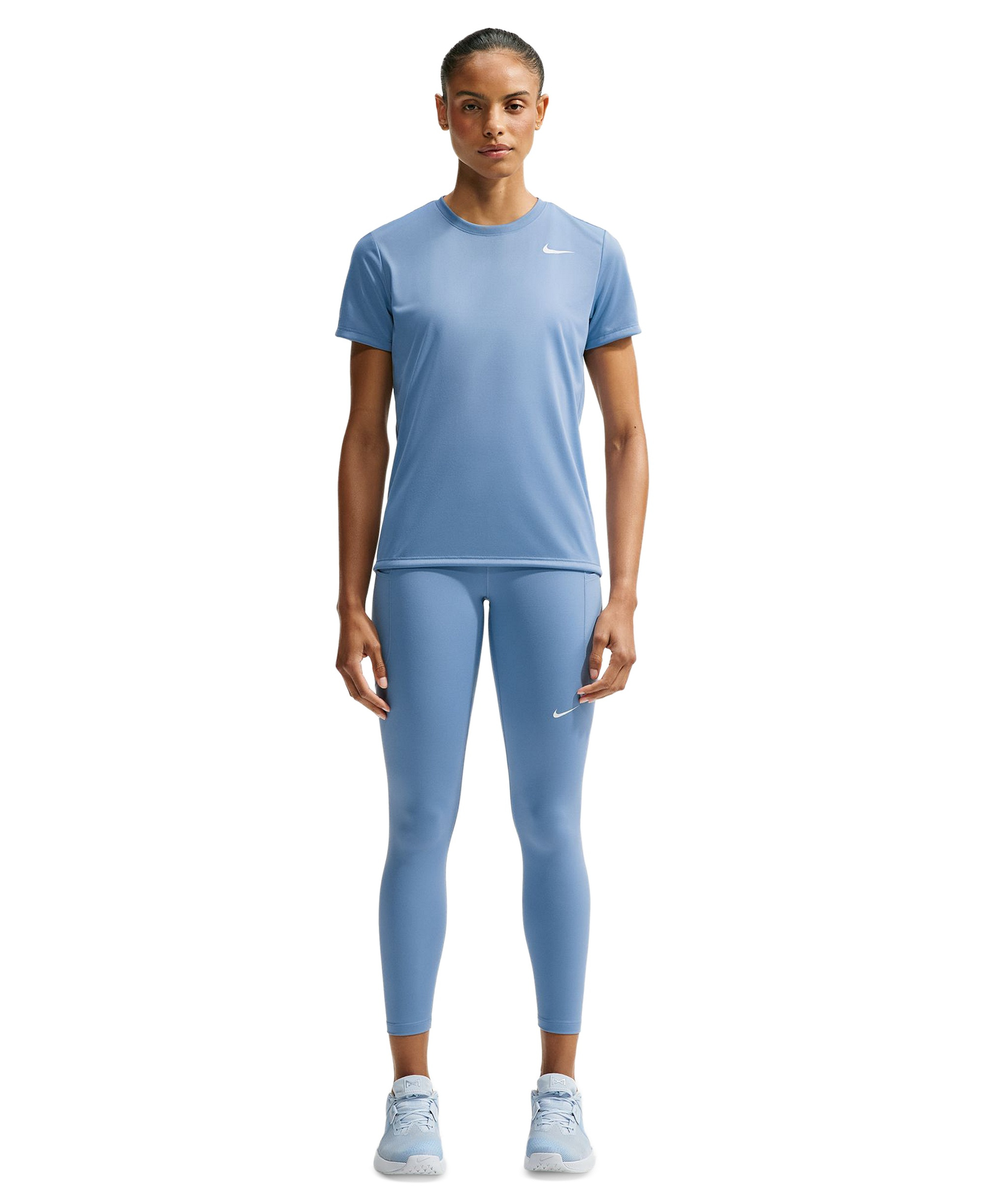 Nike Women's Dri-FIT T-Shirt - Work Blue/white