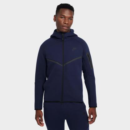 Men's Nithtke Tech Fleece Windrunner Full-Zip Hoodie - Part 3 - Obsidian/Black