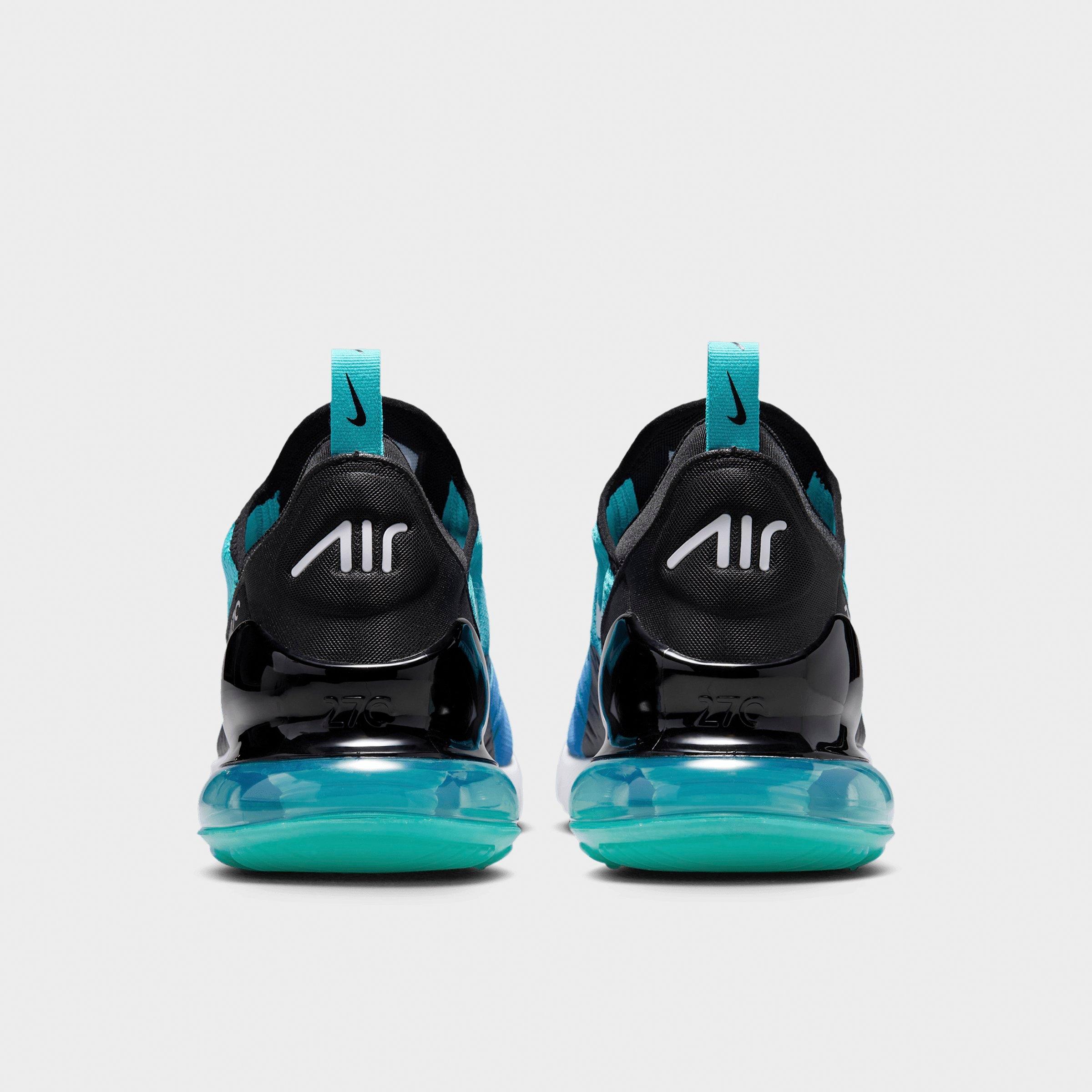 Men's Nithtke Air Max 270 Casual Shoes - Part 1 - Dusty Cactus/Hyper Royal/Black/White - Back view