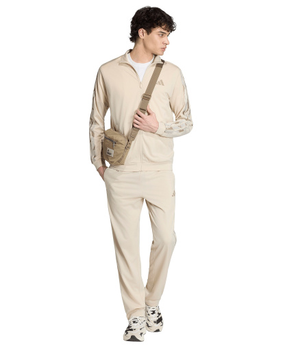 adidas Men's Camouflage 3-Stripes Regular-Fit Track Jacket - Beige Khaki