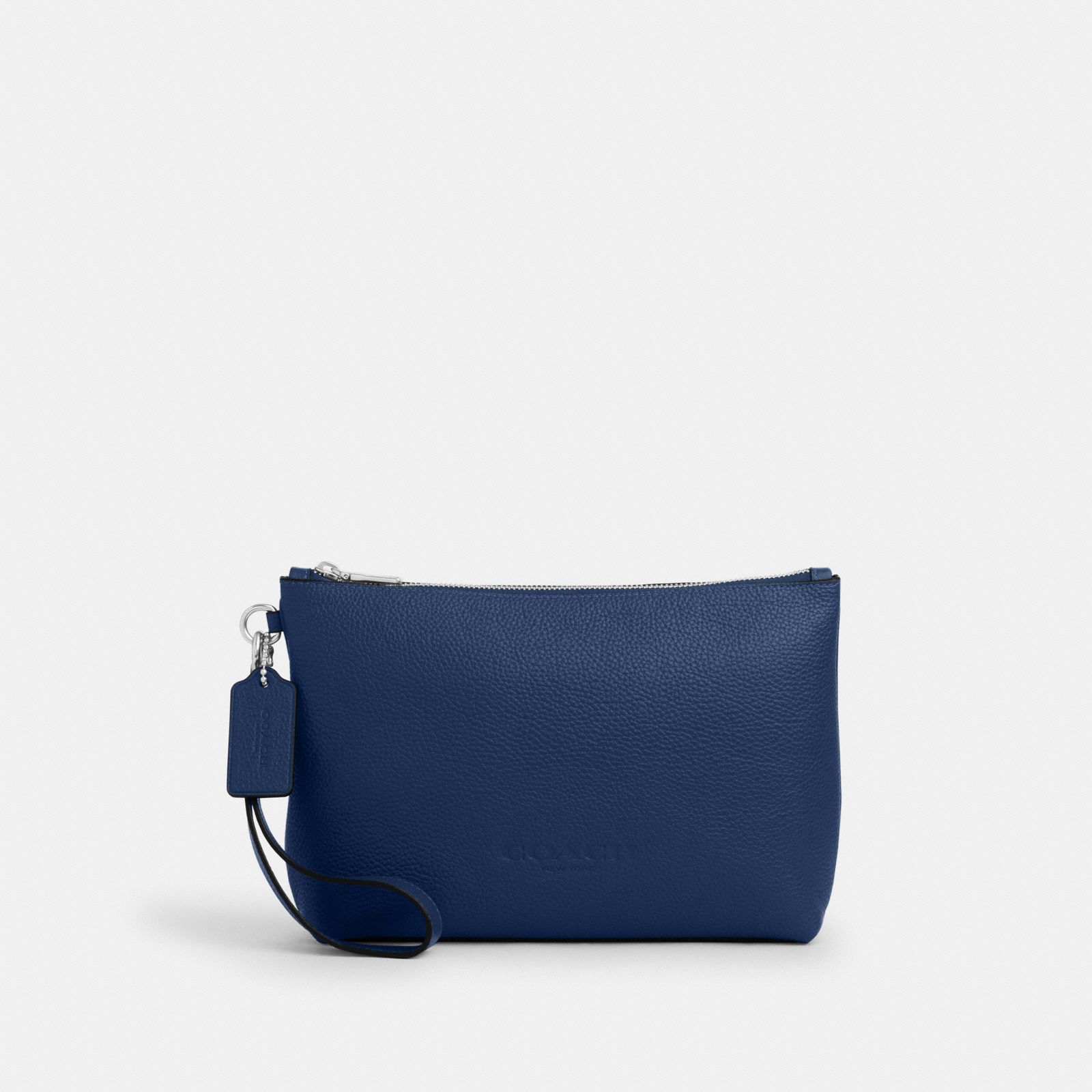 Pouch - Silver/Deep Blue