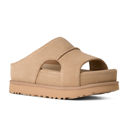 UGG® Women's Goldenstar Hi Cutout Open Toe Slide Sandals - Sand
