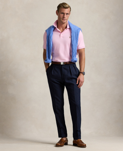 Polo Ralph Lauren Men's Classic Fit Soft Cotton Polo Shirt - Carmel Pink