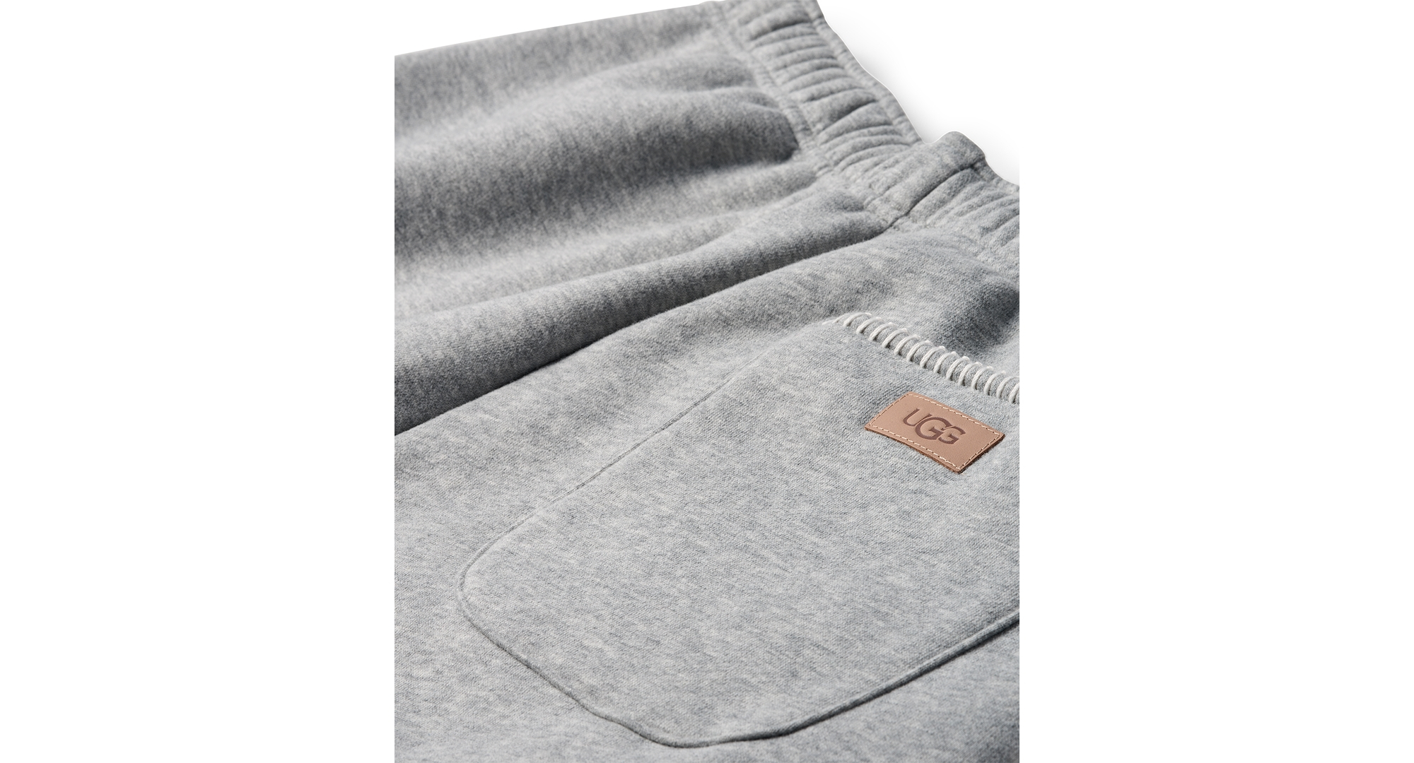 UGG® Women's Classic Fleece Pull-On Sweatpants - Grey Heather