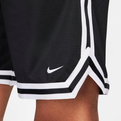 Men's Nike DNA Dri-FIT 8" Basketball Shorts - Black/White/White