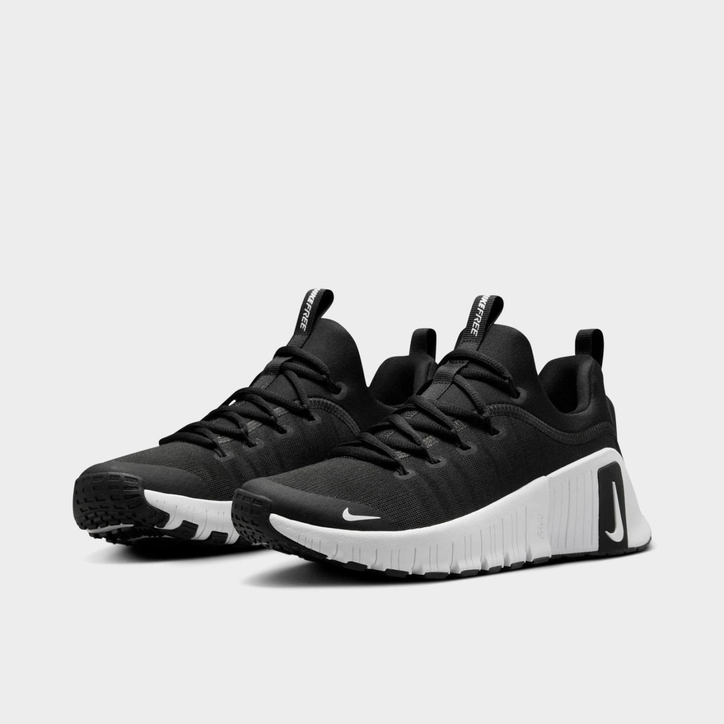 Women's Nike Free Metcon 6 Training Shoes - Black/White