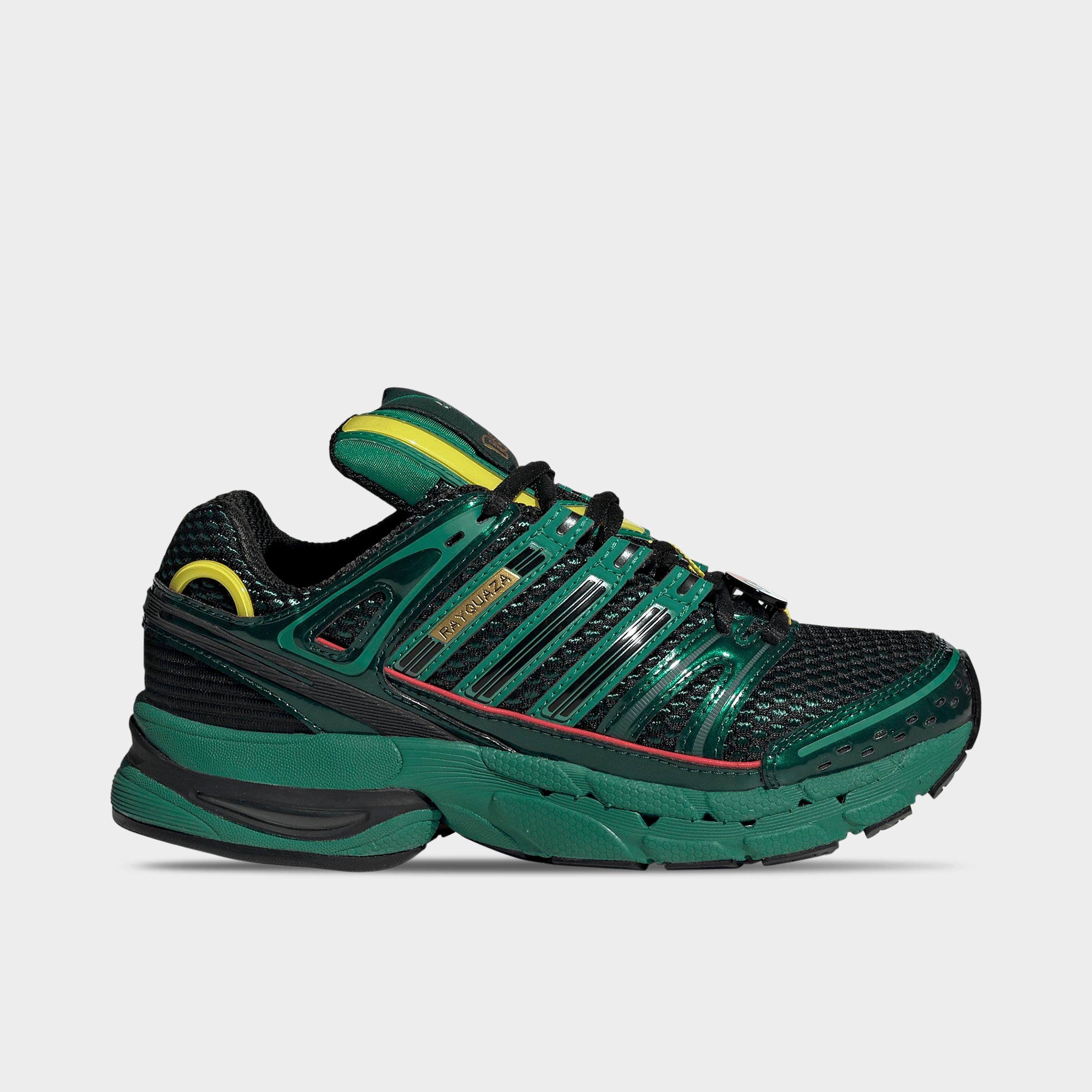 Girls' Big Kids' adidas x Liberty London Adistar Control 5 Casual Shoes - Collegiate Green/Core Black/Collegiate Green - Left shoe facing left. Outside of the shoe.