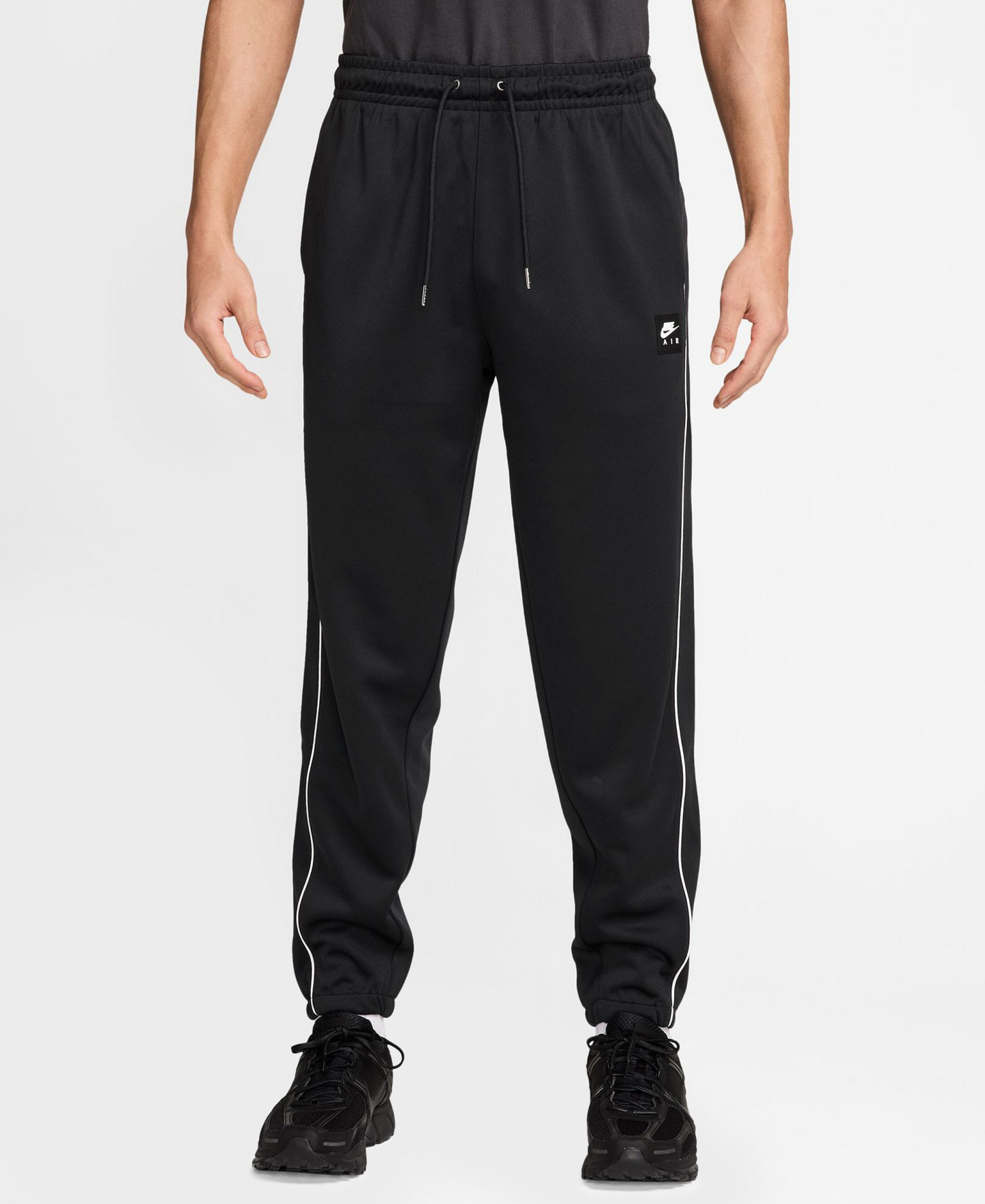 Nike Men's Air Slim-Fit Knit Track Pants - Black
