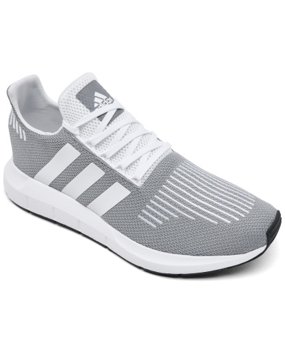 adidas Men's Swift Run 1.0 Casual Sneakers from Finish Line - Gray, White