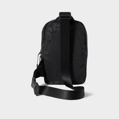 Women's Nithtke Aura Floral Crossbody Bag (5L) - Black/Gunmetal