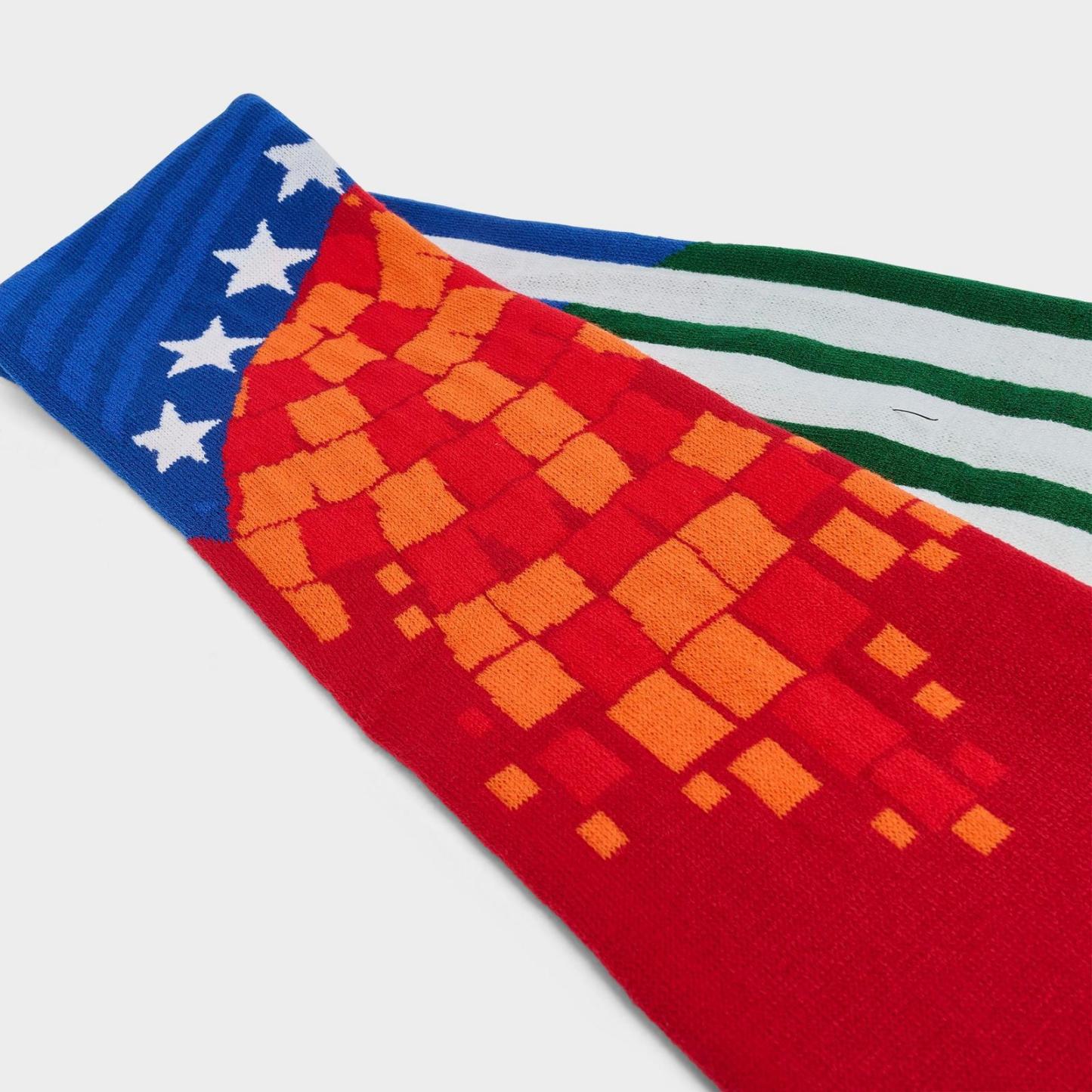 adidas FIFA World Cup 26 Host Nations Scarf - Power Red/Amazon Green/Royal Blue - view 5
