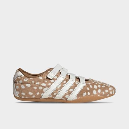 Women's adidas Originals Tokyo MJ Casual Shoes - Part 1 - Brown Desert/Off White/Gum - Left shoe facing left. Outside of the shoe.