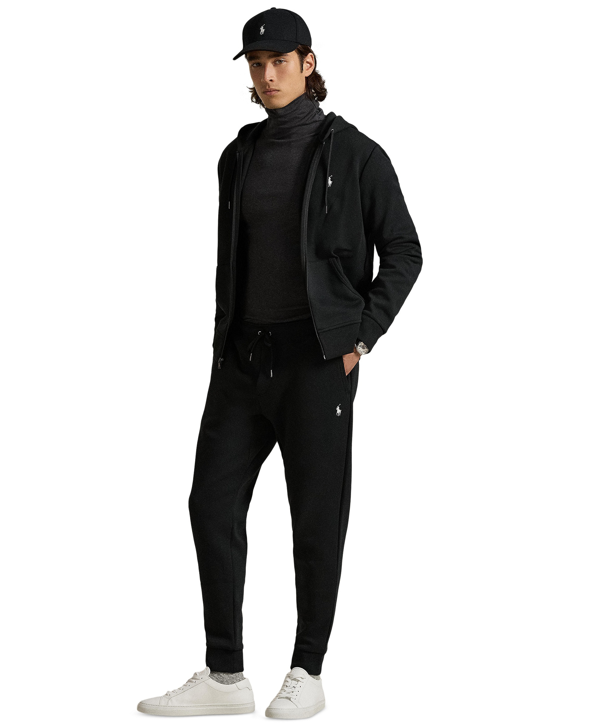 Polo Ralph Lauren Men's Double-Knit Jogger Pants - Black