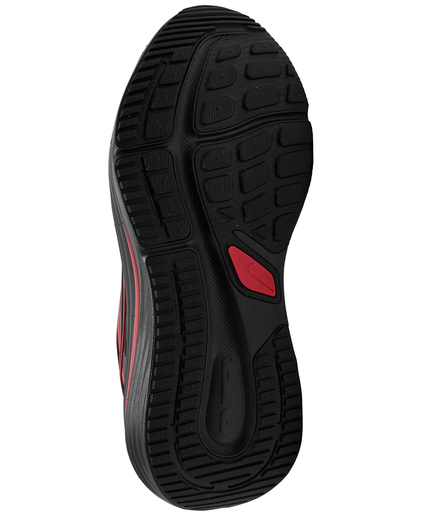 Nike Air Winflo 12 Road Running Low-Top Cushioned Sneakers from Finish Line - Black, Grey, Red