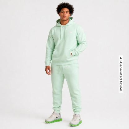 Men's Nithtke Club Fleece Premium Jogger Pants - Part 1 - Jade Aura/Jade Aura/White