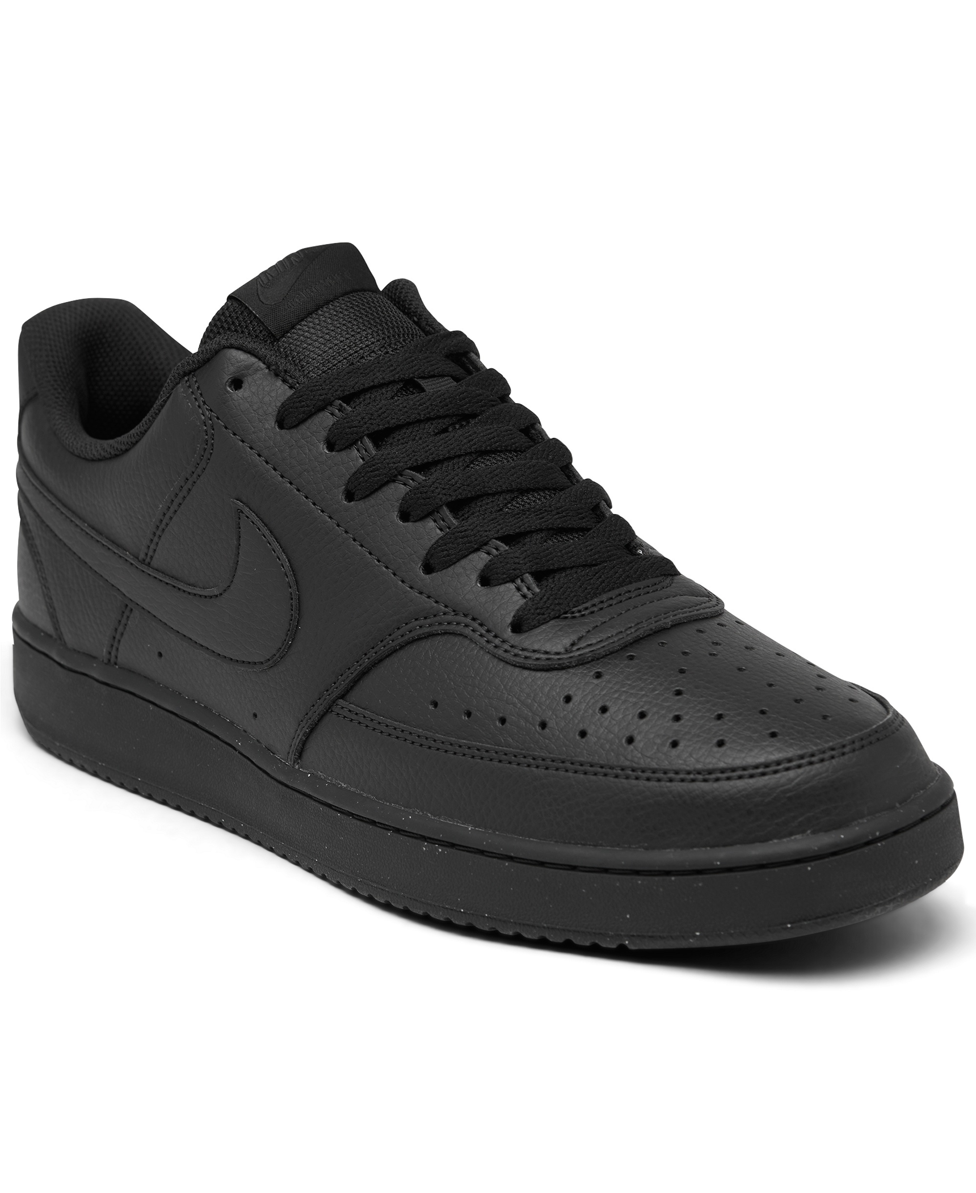 Nike Men's Court Vision Low Next Nature Casual Sneakers from Finish Line - Black