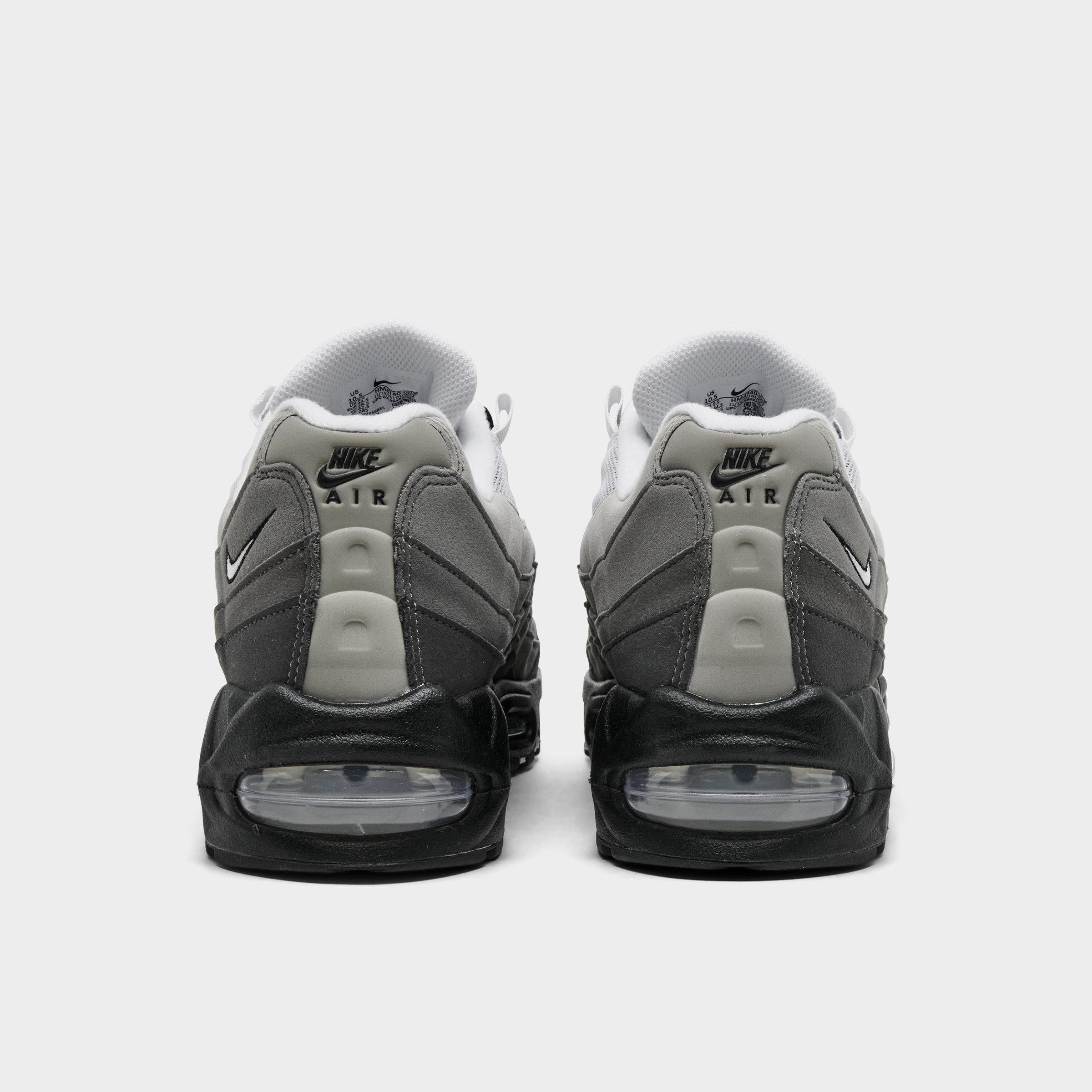 Men's Nithtke Air Max 95 Big Bubble Scorpion Casual Shoes - Part 3 - Black/White/Medium Ash/Dark Pewter/Dust/Granite - Back view