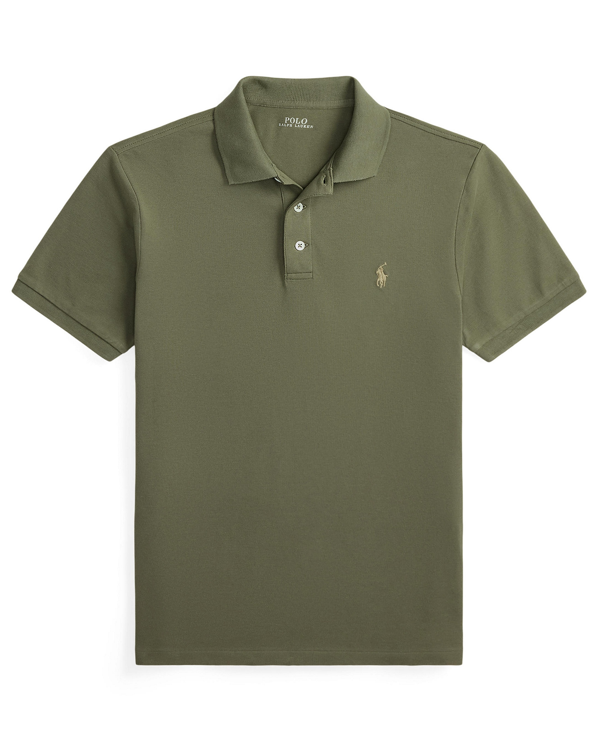 Polo Ralph Lauren Men's Classic-Fit Stretch Mesh Polo Shirt - Cruise Olive