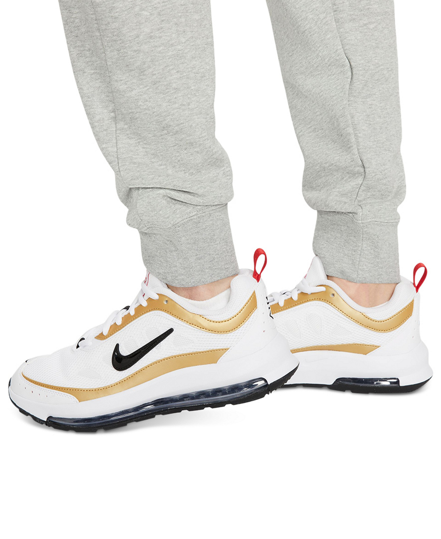 Nike Women's Sportswear Club Fleece Mid-Rise Joggers - Dark Grey Heather