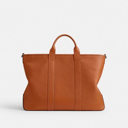 Grayson Tote Bag - Silver/Amber Brown - view 6