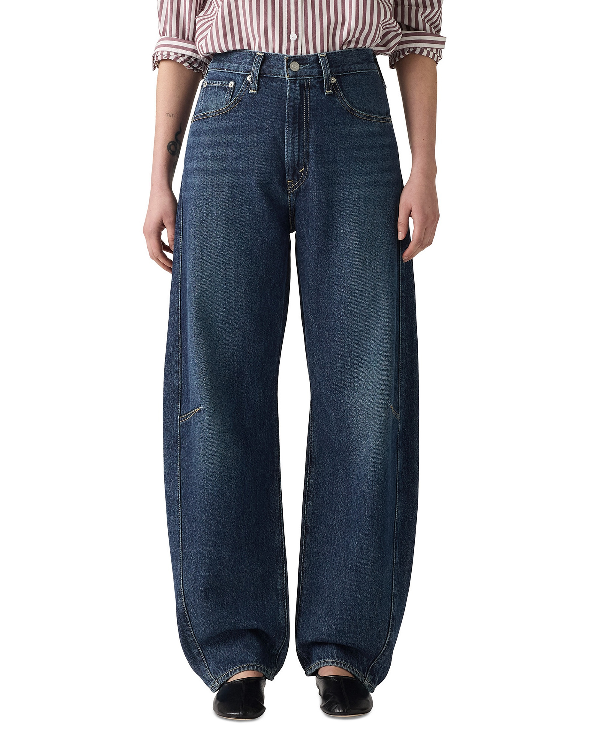 Levi's Women's Cinch High-Rise Barrel-Leg Jeans - New Shades