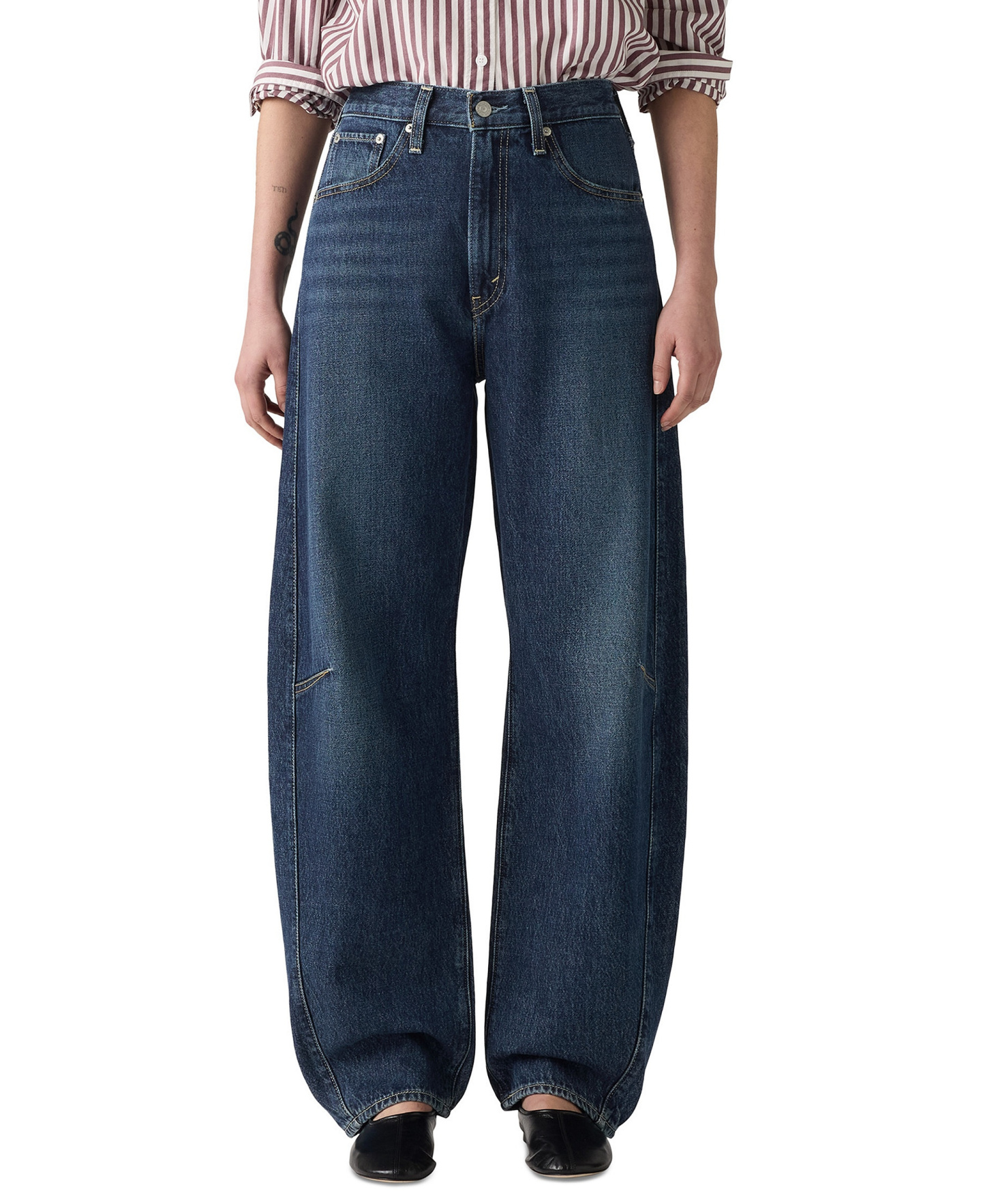 Levi's Women's Cinch High-Rise Barrel-Leg Jeans - New Shades