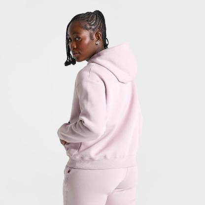 Women's Jordan Brooklyn Fleece Hoodie - Particle Rose/White - view 4