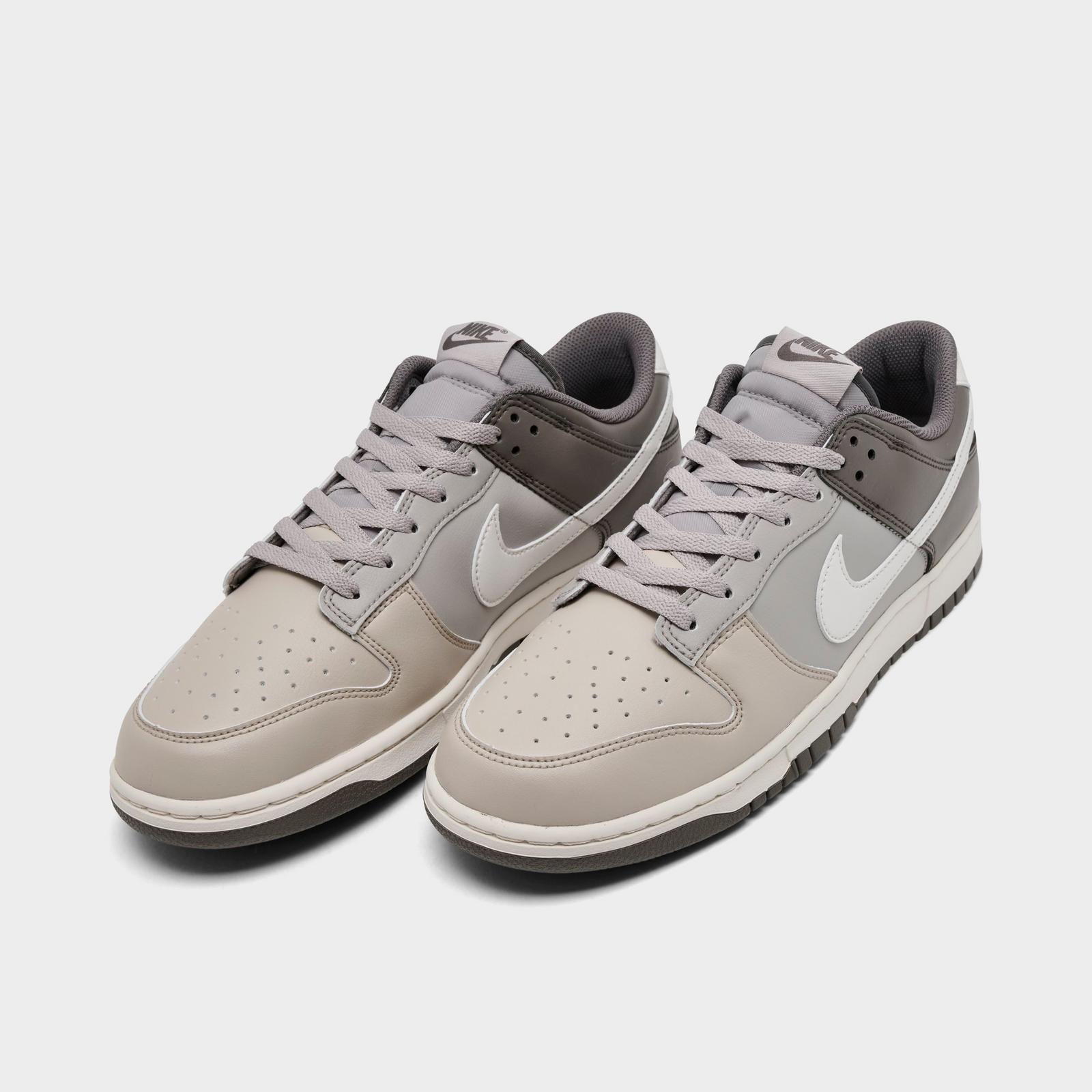 Men's Nike Dunk Low Retro Casual Shoes - College Grey/Cream II/Phantom/Cave Stone