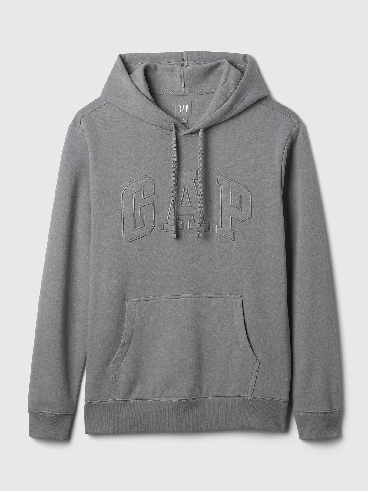Adult VintageSoft Arch Logo Hoodie - pilot grey