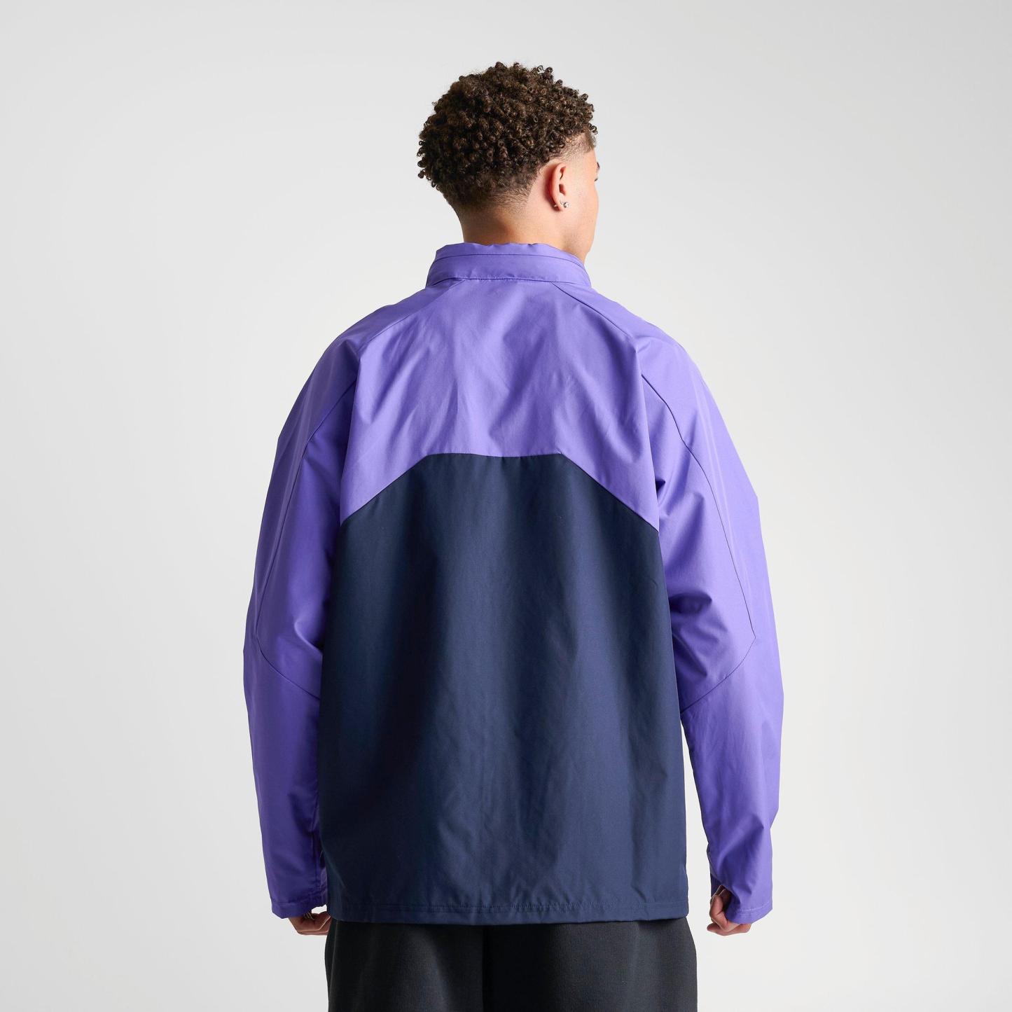 Men's New Balance Athletics Woven Full-Zip Jacket - Navy/Purple - view 4