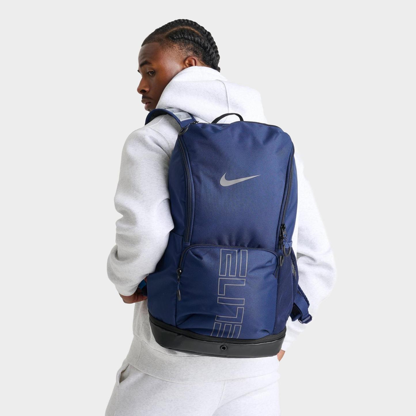 Nike Varsity Hoops Elite Backpack (32L) - Midnight Navy/Black/Iron Grey
