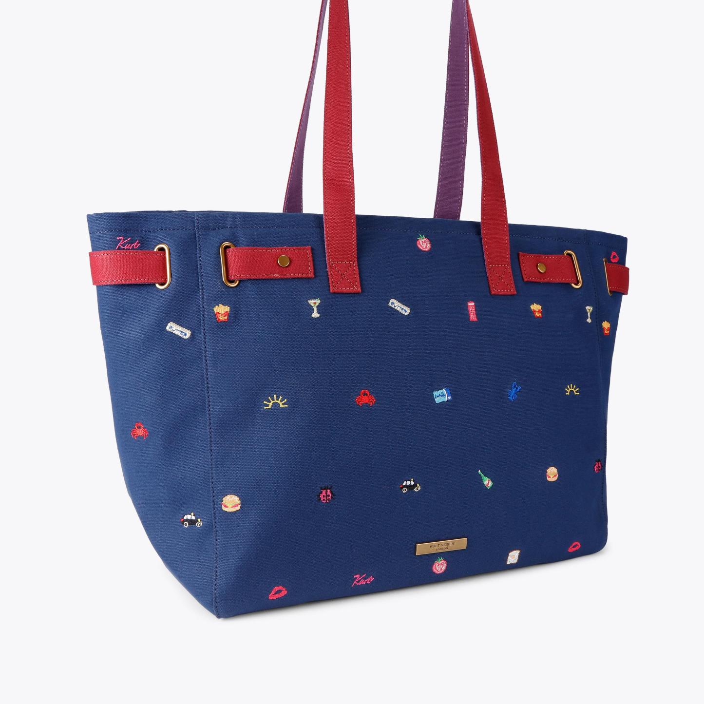Kurt Geiger London Sloane Shopper Bag - Blue - view 4