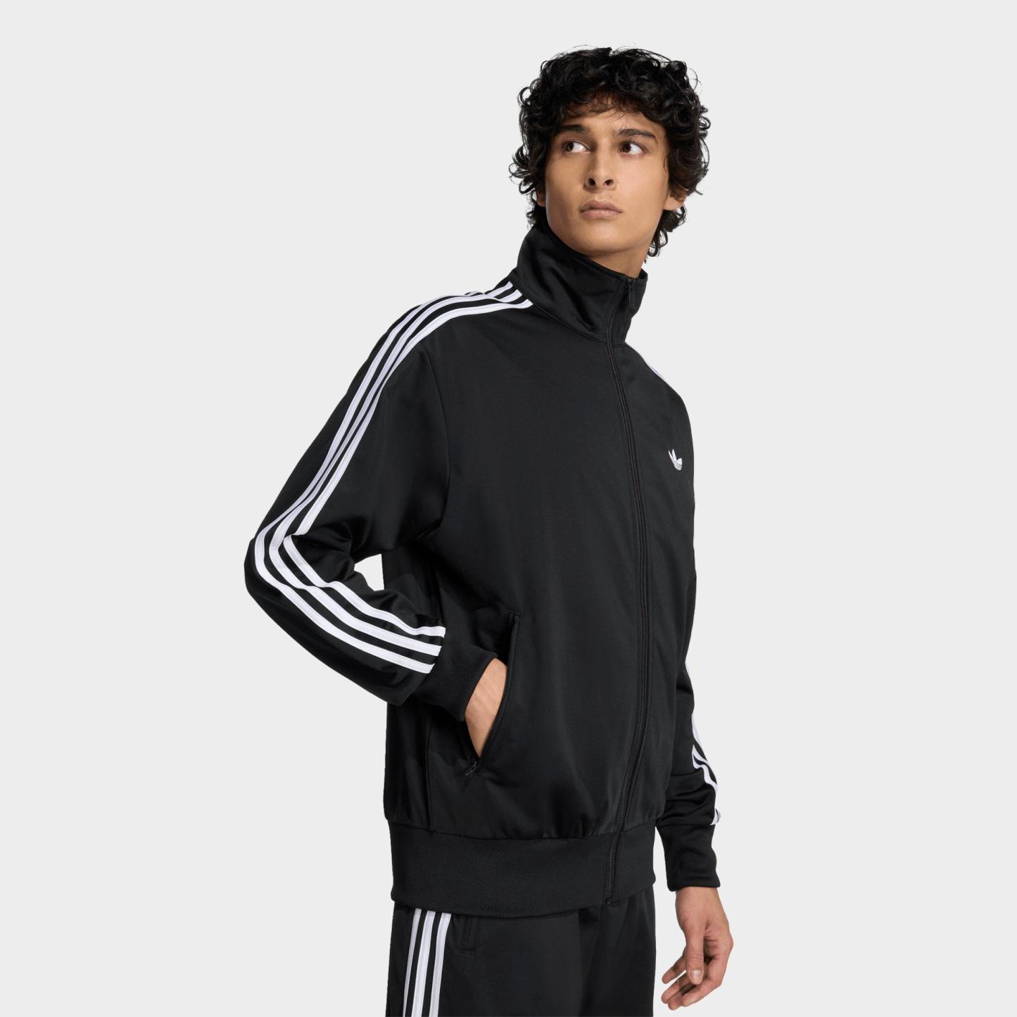 Men's adidas Originals adicolor Sport Firebird Full-Zip Track Jacket - Black